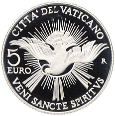 5 евро 2013 года Ватикан «Вакантный престол» — Фото №1