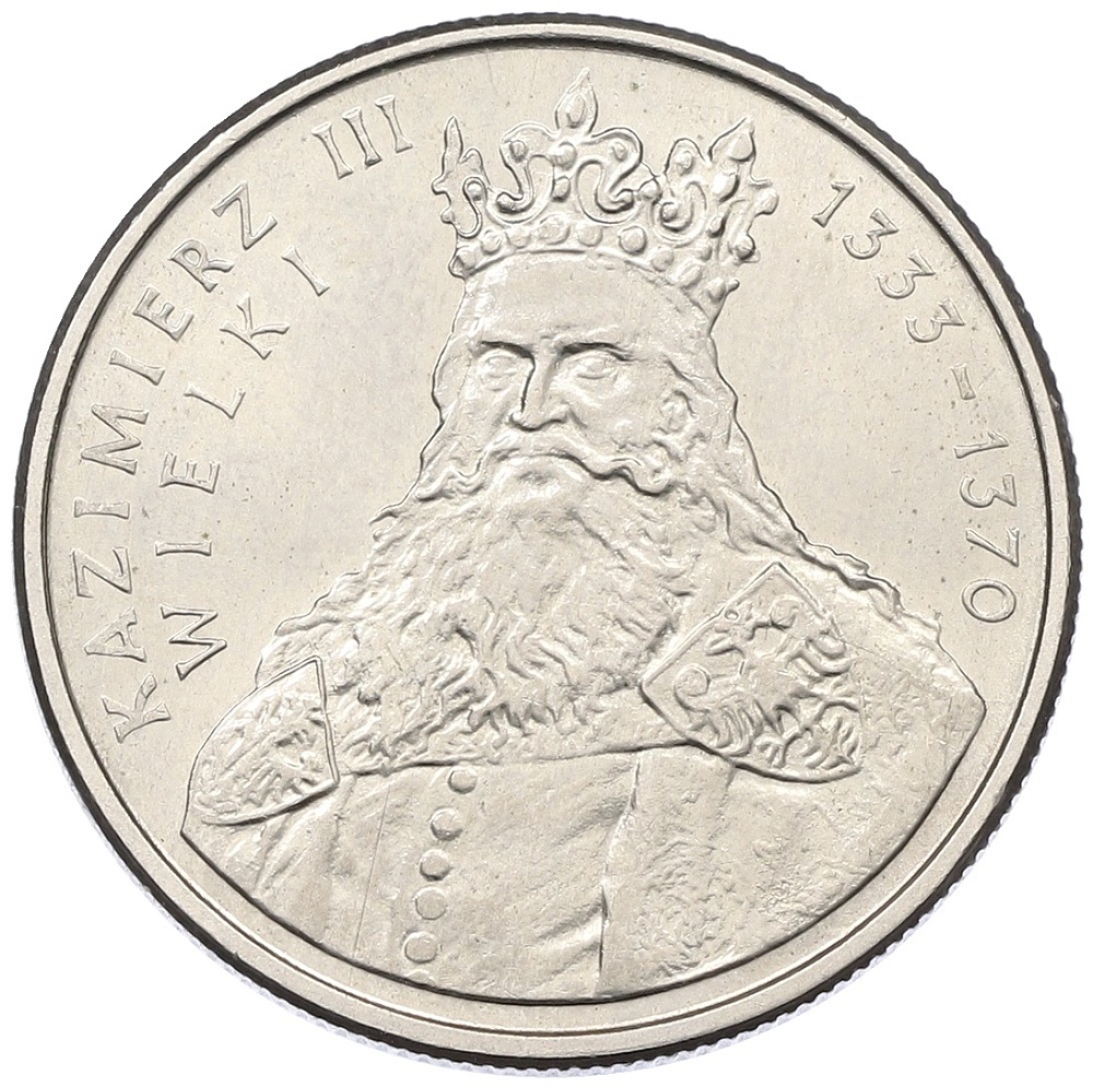 100 злотых 1987 года Польша «Польские правители — Король Казимир III Великий» — Фото №1