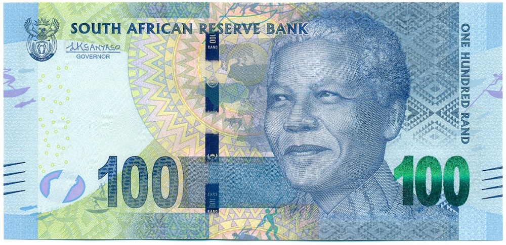 100 рэнд 2015 года ЮАР — Фото №1