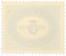 Почтовая марка 5 шиллингов 1947 года Австрия — Фото №2