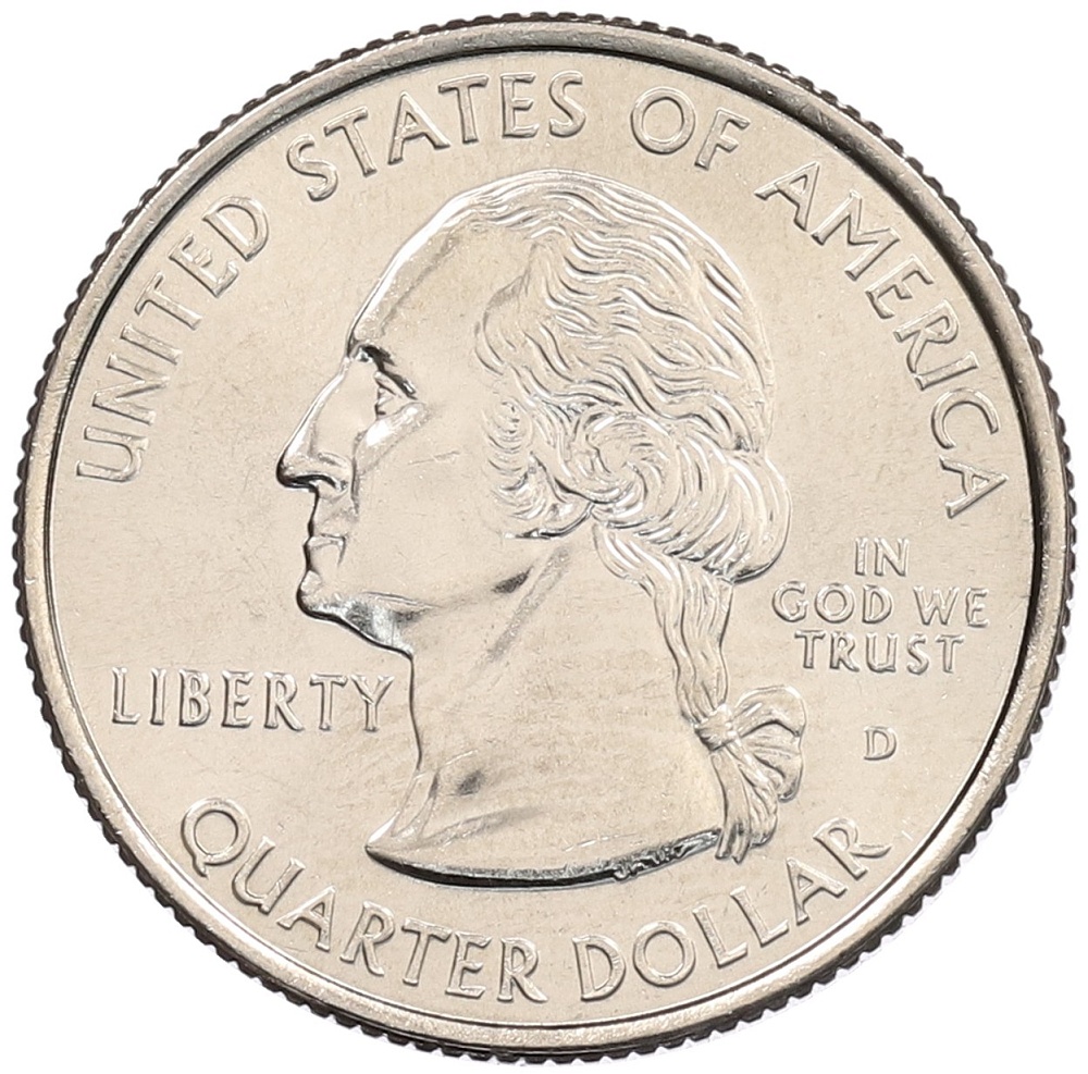 1/4 доллара (25 центов) 1999 года D США «Штаты и территории — Делавэр» — Фото №2