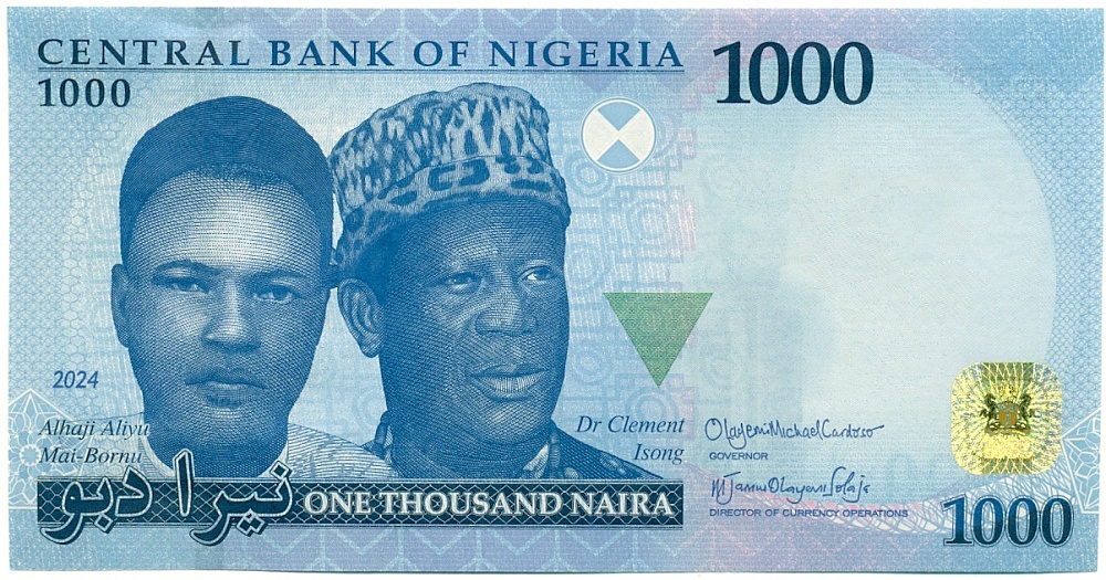 1000 найра 2024 года Нигерия — Фото №1