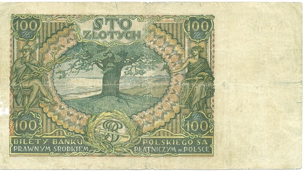 100 злотых 1934 года Польша — Фото №2