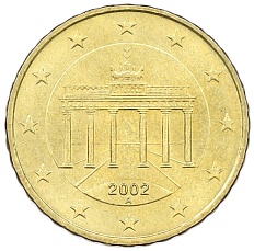 10 евроцентов 2002 года А Германия — Фото №1