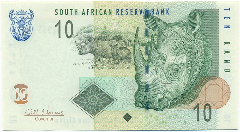 10 рэнд 2010 года ЮАР — Фото №1