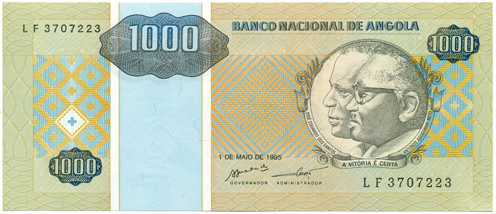 1000 кванза 1995 года Ангола — Фото №1
