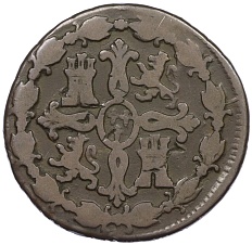 8 мараведи 1797 года Испания (Карл IV) — Фото №2