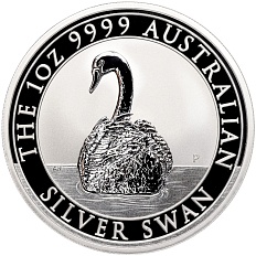 1 доллар 2023 года Австралия «Серебряный лебедь» — Фото №1