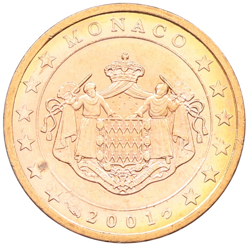 2 евроцента 2001 года Монако — Фото №1