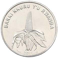 50 франков 2011 года Руанда — Фото №1