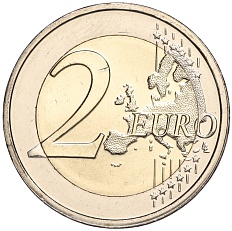 2 евро 2022 года Бельгия «В честь здравоохранения во время пандемии COVID-19» — Фото №2