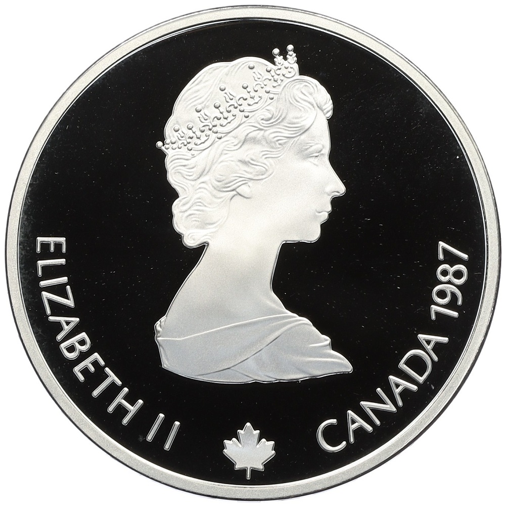 20 долларов 1987 года Канада «XV зимние Олимпийские Игры 1988 в Калгари — Фигурное катание» — Фото №2