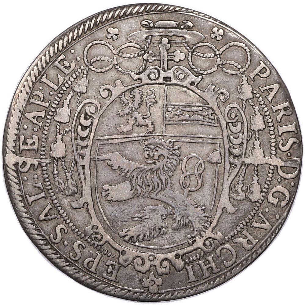 1 талер 1620 года Зальцбург (Архиепископ Парис фон Лодрон) — Фото №2