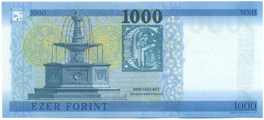 1000 форинтов 2017 года Венгрия — Фото №2
