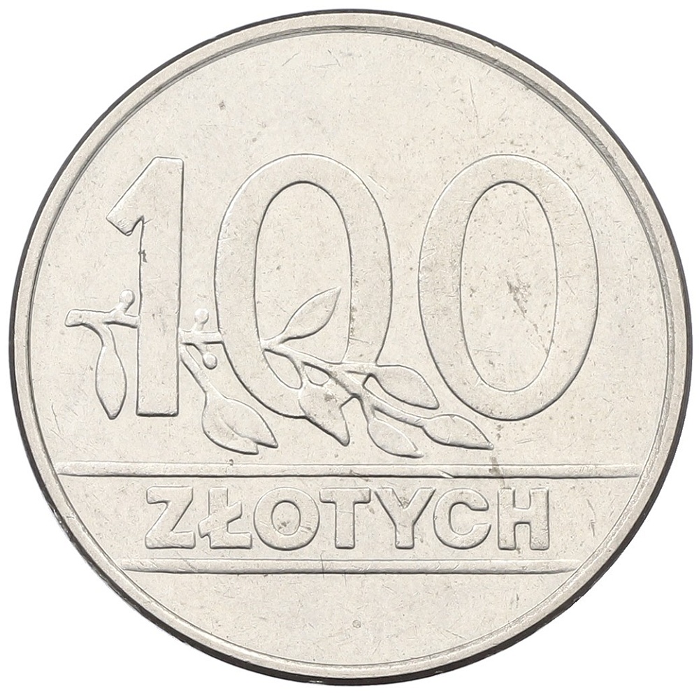 100 злотых 1990 года Польша — Фото №1