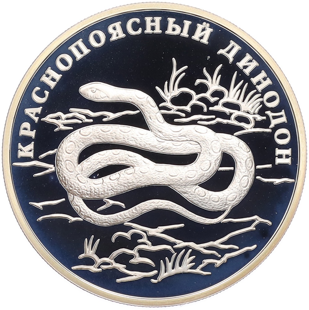 1 рубль 2007 года СПМД «Красная книга — Краснопоясный динодон» — Фото №1