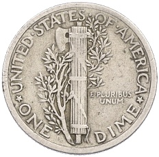 1 дайм (10 центов) 1924 года США — Фото №2