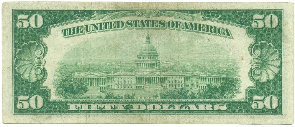 50 долларов 1934 года США — Фото №2
