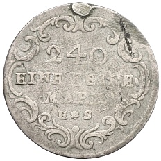 5 крейцеров (1/240 талера) 1765 года Бранденбург-Байрейт — Фото №2