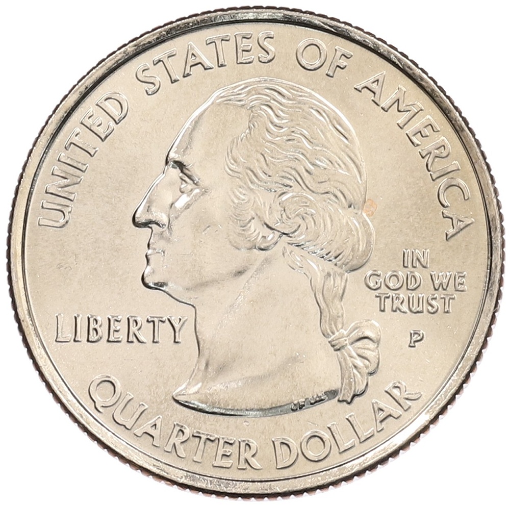 1/4 доллара (25 центов) 2000 года P США «Штаты и территории — Массачусетс» — Фото №2
