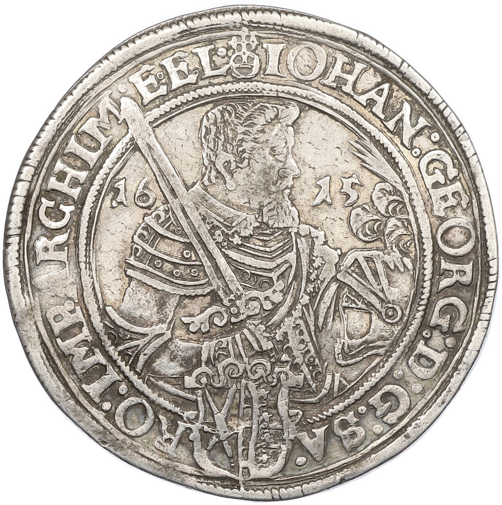1 талер 1615 года Саксония — Иоганн Георг I — Фото №1