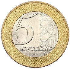 5 кванз 2012 года Ангола — Фото №1