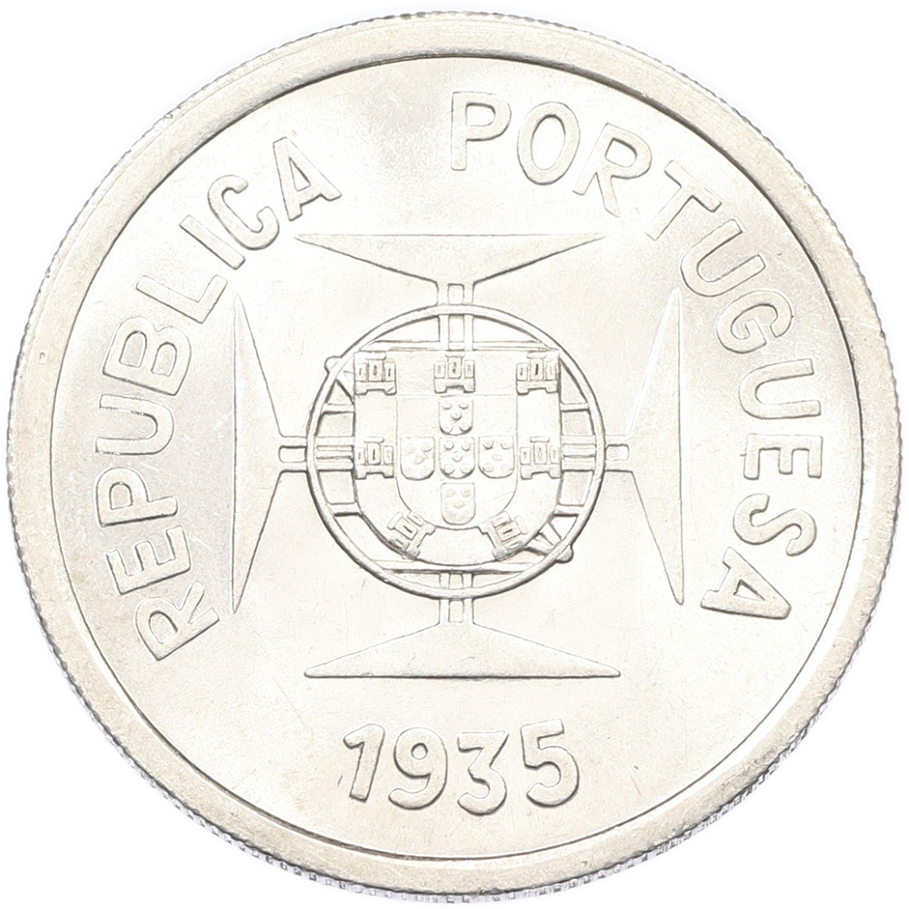 1 рупия 1935 года Португальская Индия — Фото №2