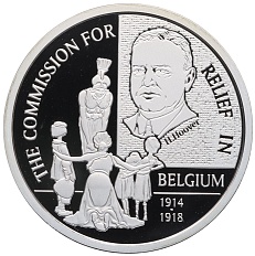 20 евро 2016 года Бельгия «100 лет Комиссии помощи Бельгии» — Фото №1