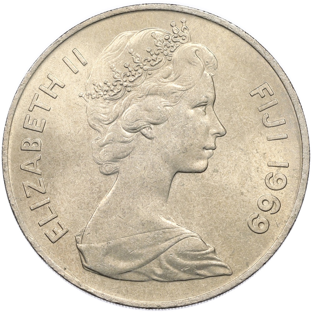 1 доллар 1969 года Фиджи — Фото №2
