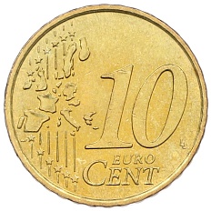 10 евроцентов 2001 года Монако — Фото №2