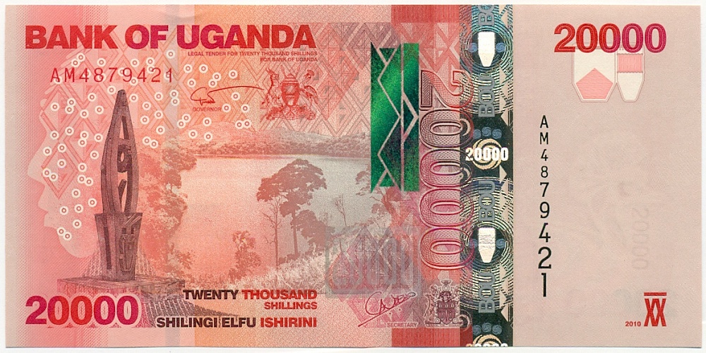 20000 шиллингов 2010 года Уганда — Фото №1