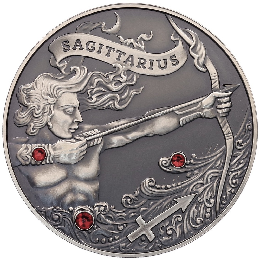 20 рублей 2013 года Белоруссия «Знаки зодиака — Стрелец» — Фото №1