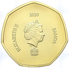 10 центов 2020 года Самоа «70 лет вступления Китайских народных добровольческих войск в войну КНДР против агрессии США» — Фото №2