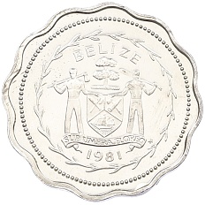 1 цент 1981 года Белиз — Фото №2