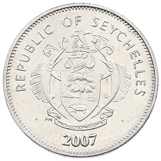25 центов 2007 года Сейшелы — Фото №2