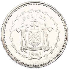 10 центов 1981 года Белиз — Фото №2