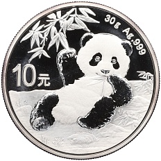 10 юаней 2020 года Китай «Панда» — Фото №1