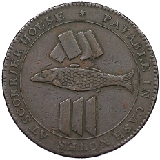 Токен 1 пенни 1811 года Великобритания — Корнуолл (Редрут) — Фото №1
