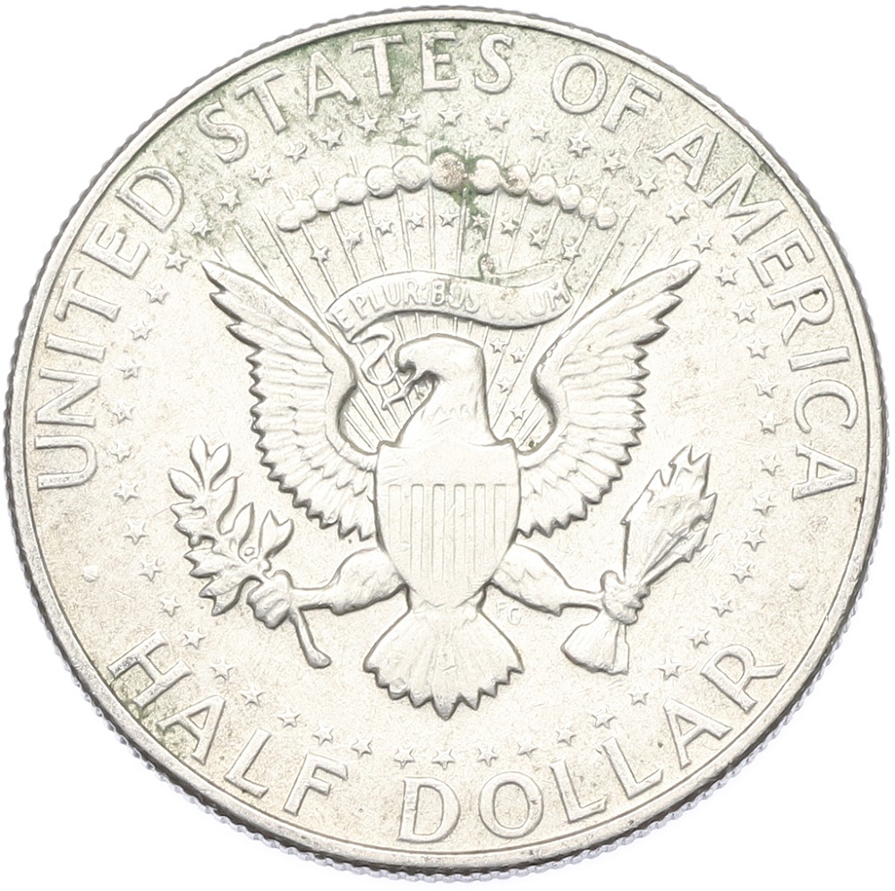 1/2 доллара (50 центов) 1968 года D США — Фото №2