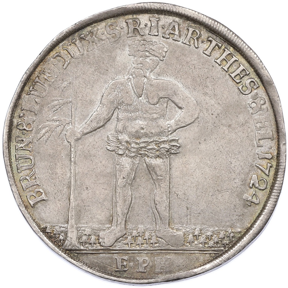 1 талер 1724 года Брауншвейг-Люнебург — Фото №1