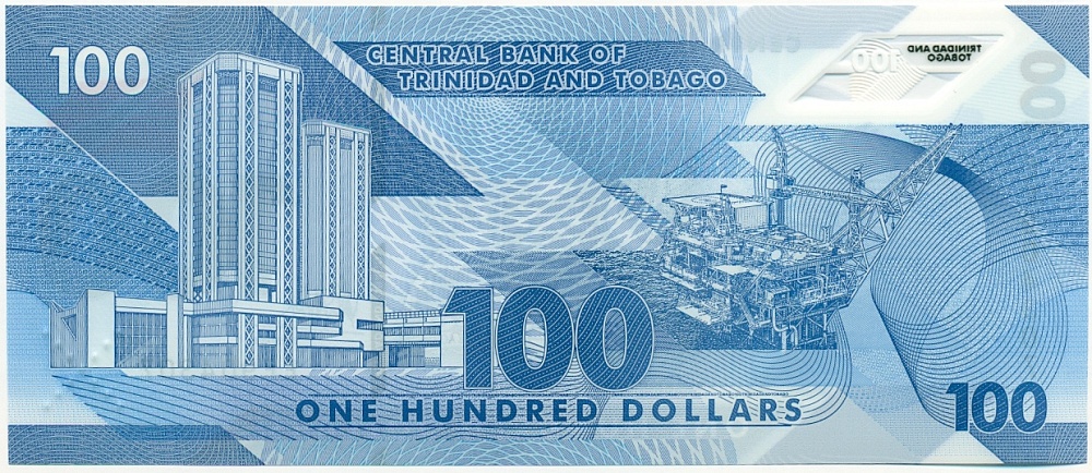 100 долларов 2019 года Тринидад и Тобаго — Фото №2