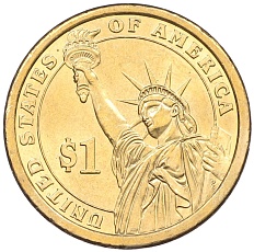 1 доллар 2008 года (Р) США «8-й президент США Мартин Ван Бюрен» — Фото №2