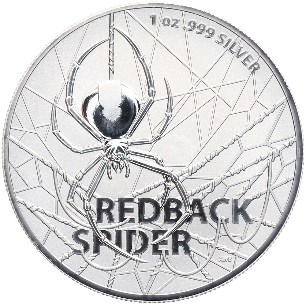 1 доллар 2020 года Австралия «Красноспинный паук» — Фото №1