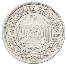 50 рейхспфеннигов 1936 года A Германия — Фото №1