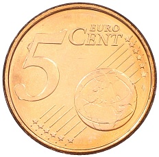 5 евроцентов 2001 года Финляндия — Фото №2