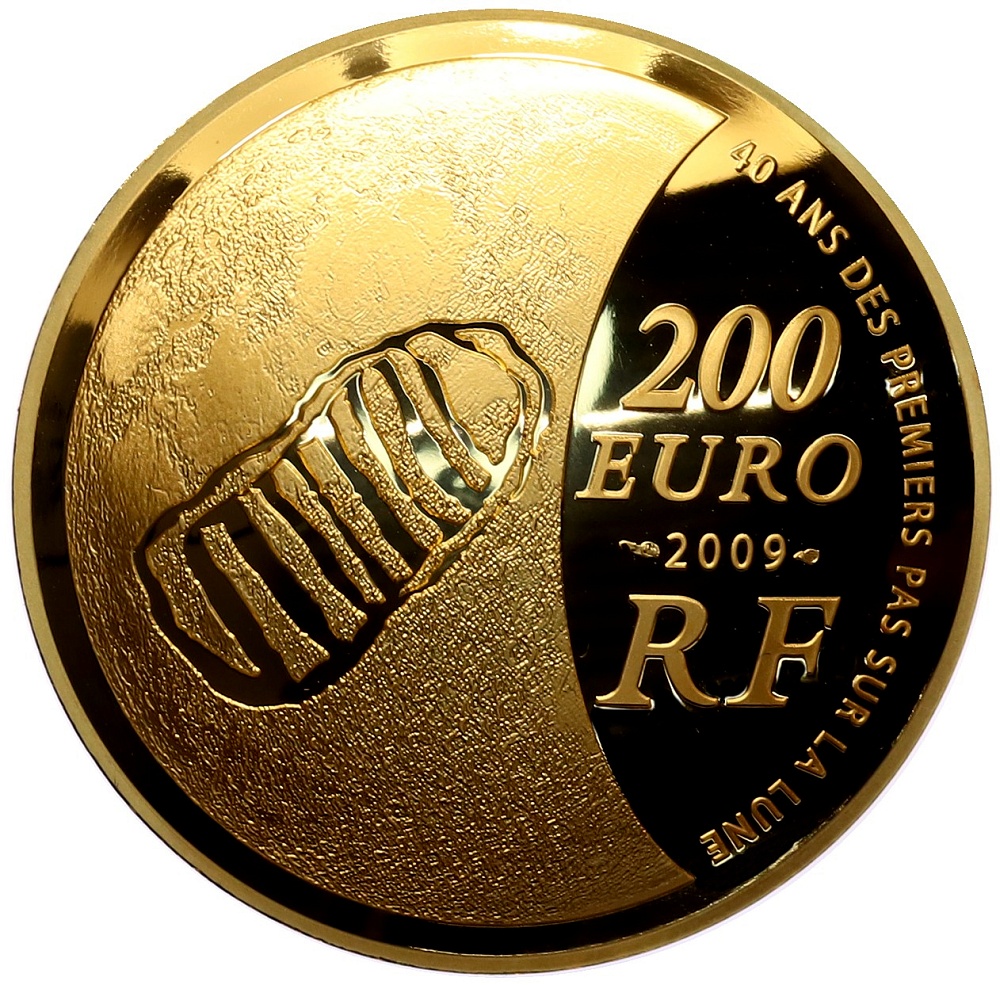 200 евро 2009 года Франция «Международный год астрономии» — Фото №2