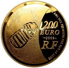 200 евро 2009 года Франция «Международный год астрономии» — Фото №2