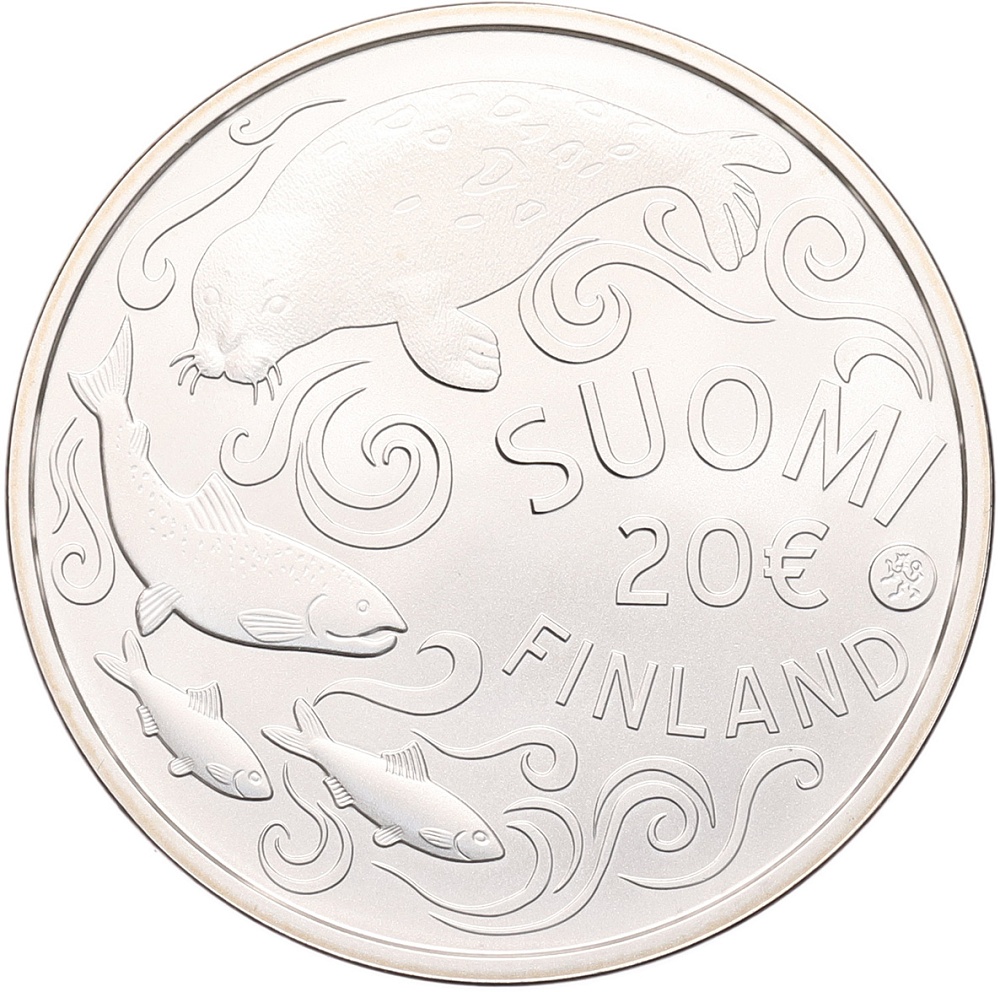 20 евро 2011 года Финляндия «Балтийское море» — Фото №2