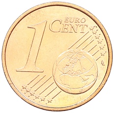 1 евроцент 2001 года Монако — Фото №2