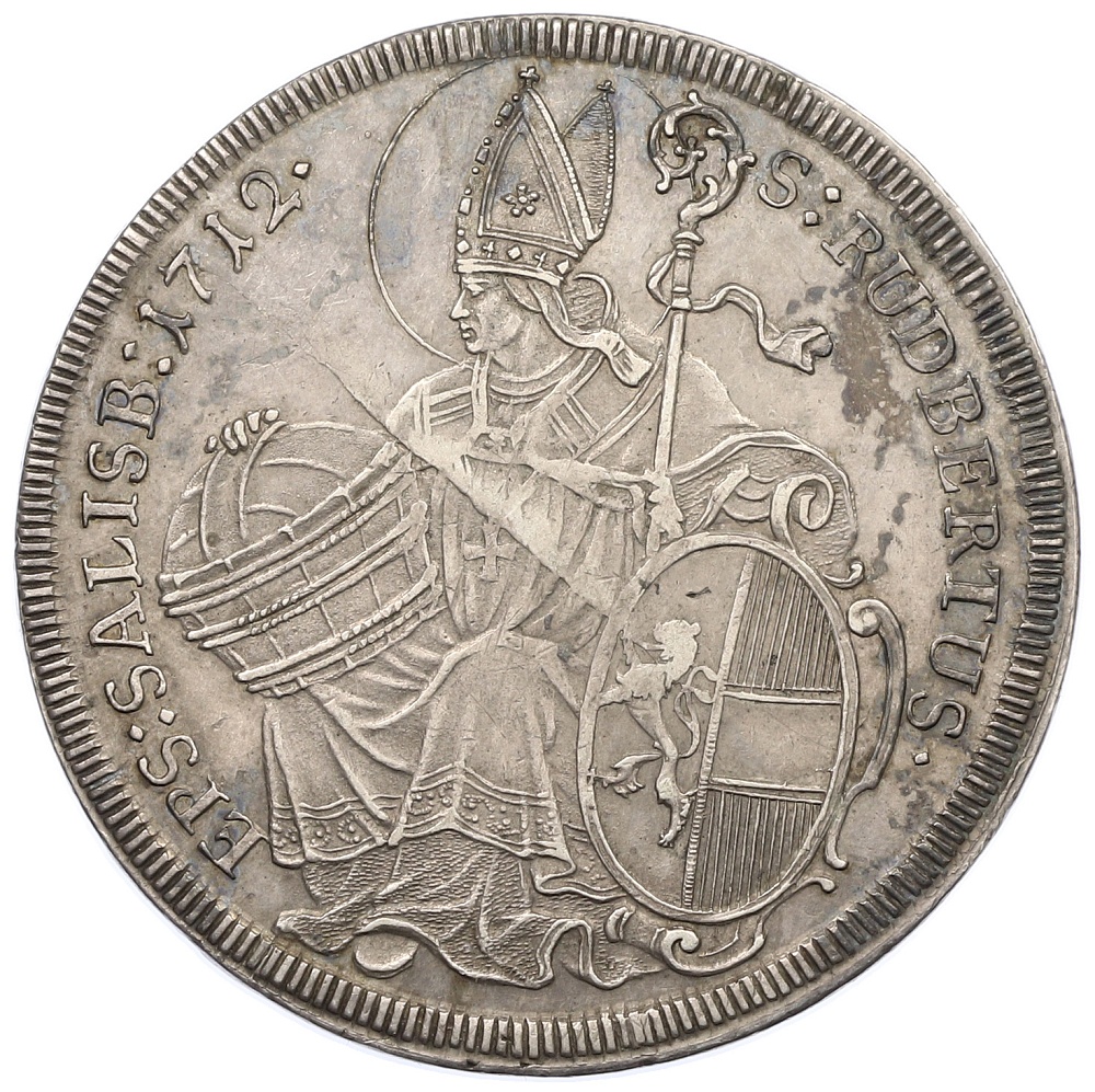 1 талер 1712 года Зальцбург — Фото №1
